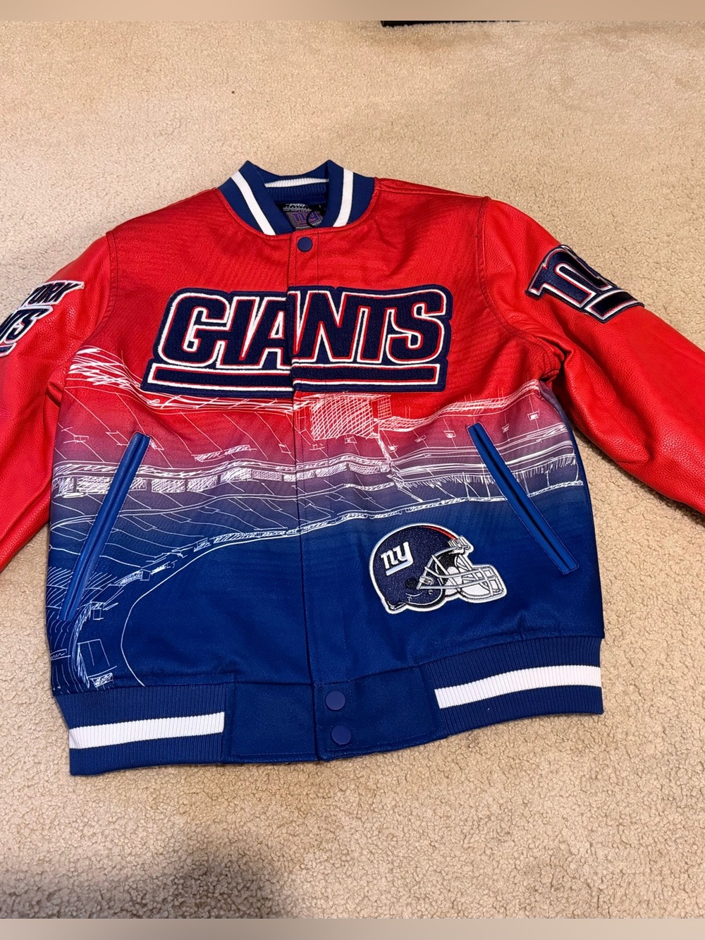 New York Giants Leather Jacket